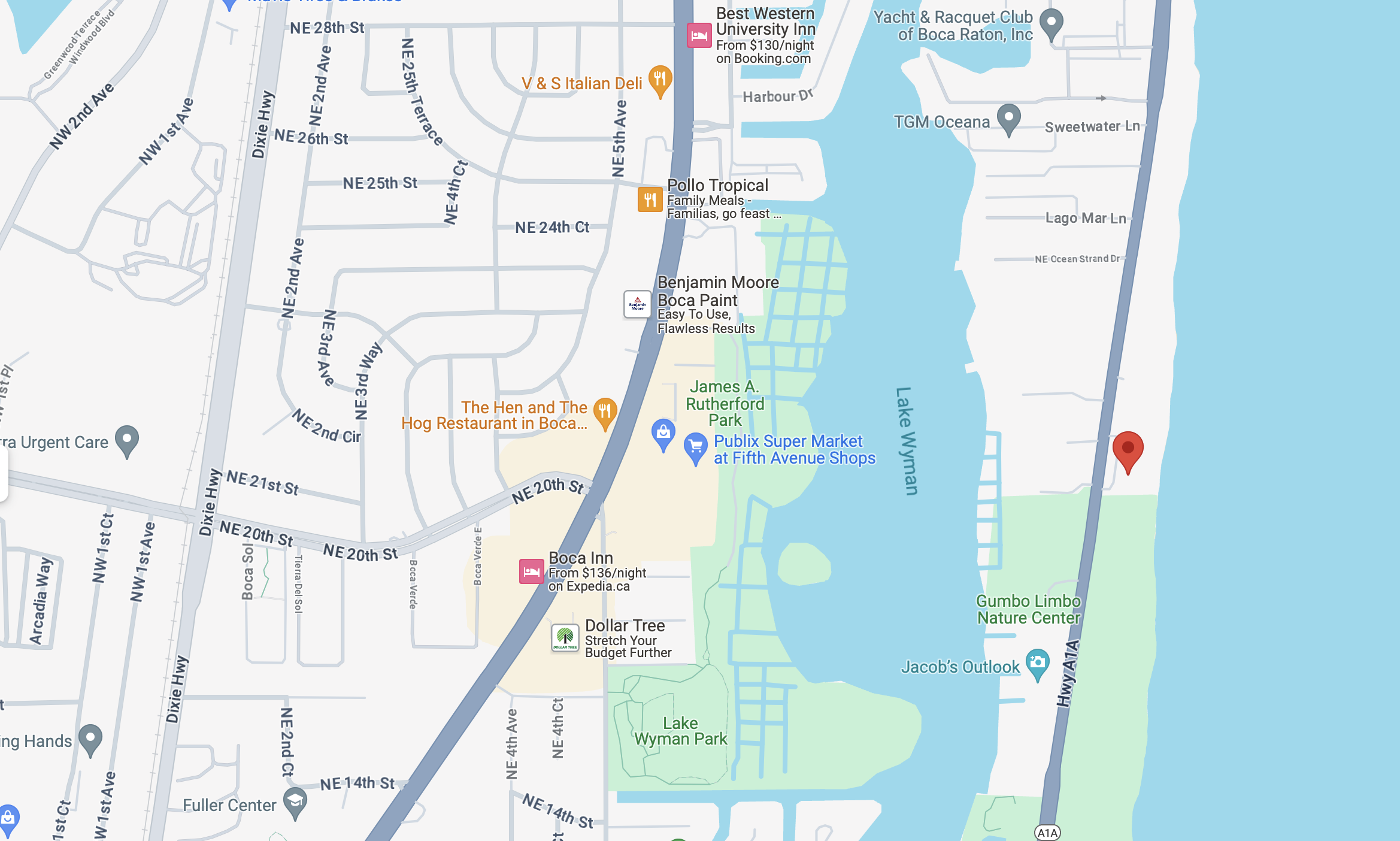 google map the brighton condominium